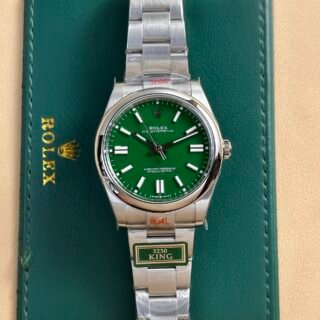 Rolex Oyster Perpetual 124300 Green Dial Replica Watch 41mm - Đồng Hồ Replica 1:1