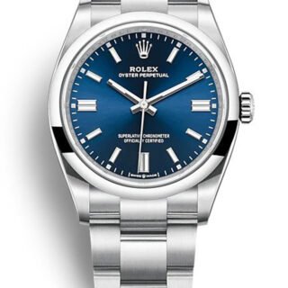 Rolex Oyster Perpetual Lady Blue Dial 126000 36 mm