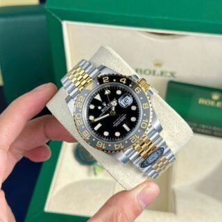 Rolex Replica Watch GMT-Master II 126713GRNR Black Dial Clean Factory 41mm - Đồng Hồ Replica 1:1