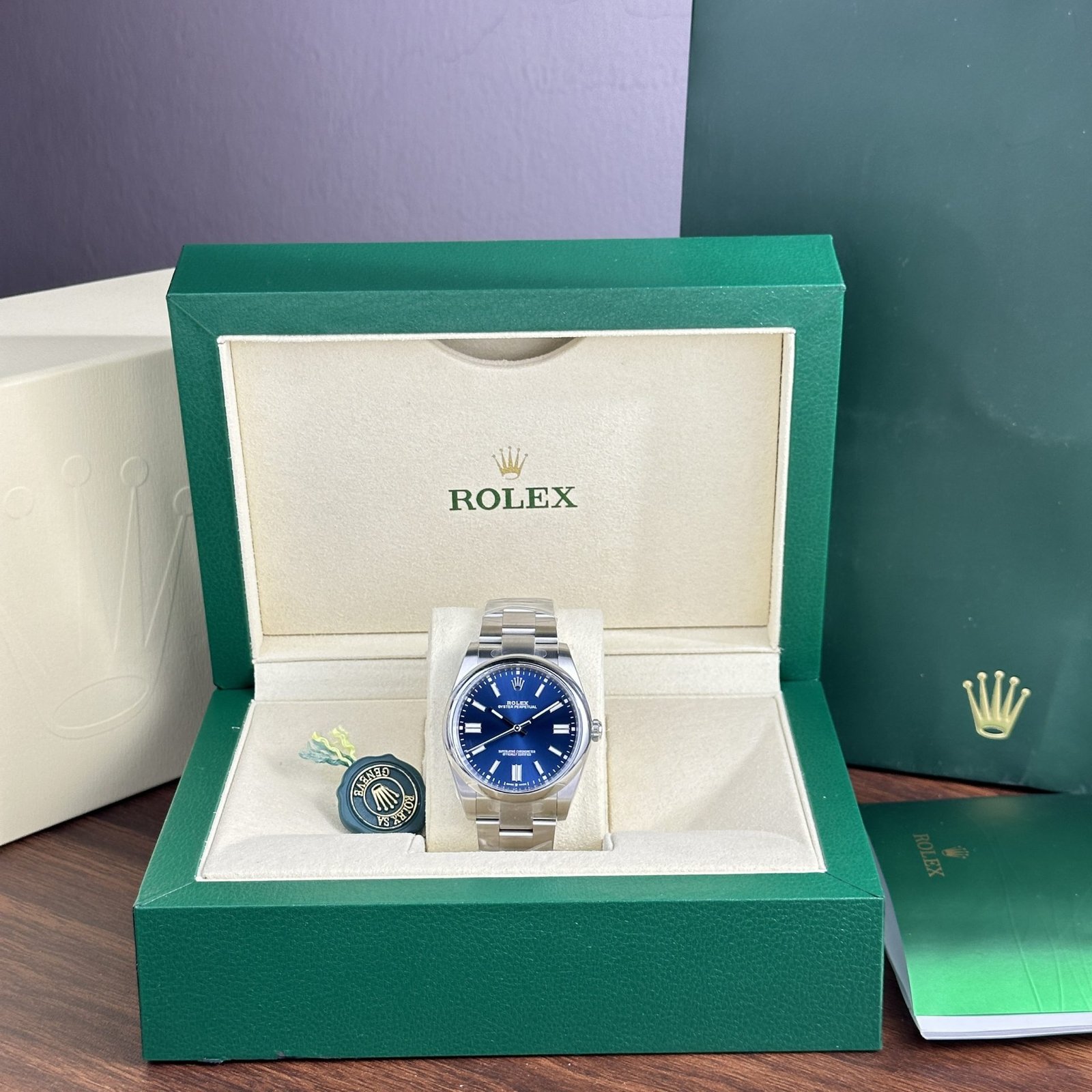 Rolex Replica Watch Oyster Perpetual 124300 Dial Blue Clean Factory 41mm - Đồng Hồ Replica 1:1