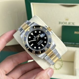 Rolex Replica Watch Submariner Date 126613LN Demi Gold Black Dial VS Factory 41mm - Đồng Hồ Replica 1:1
