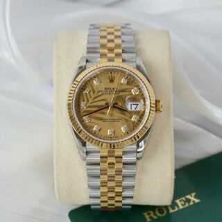 Rolex Replica Watches DateJust 126233 Palm Dial VS Factory 36mm - Đồng Hồ Replica 1:1