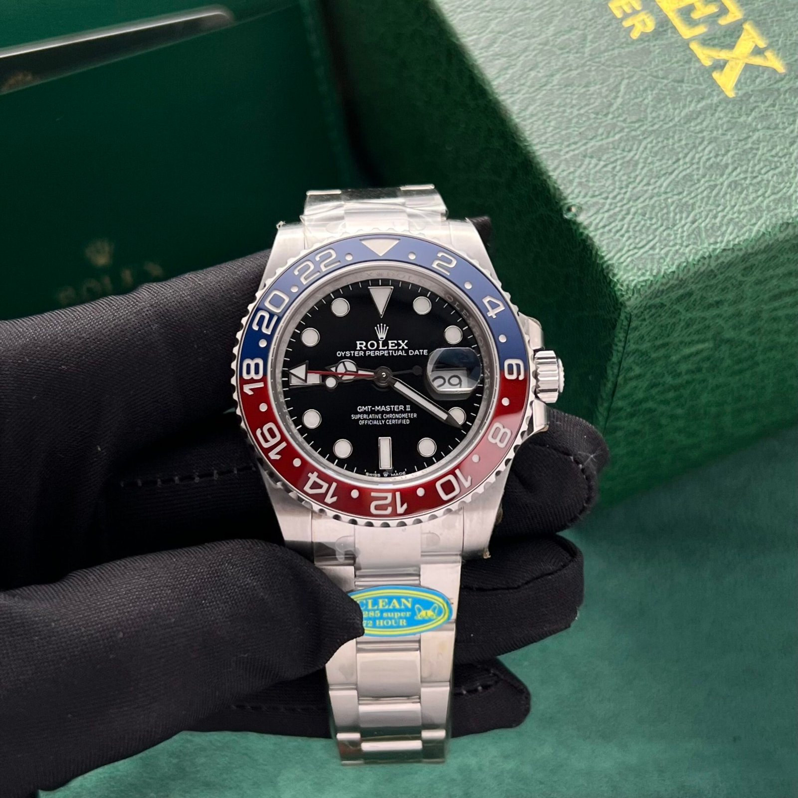 Rolex Replica Watches GMT-Master II 116719BLRO Pepsi Clean Factory 40mm - Đồng Hồ Replica 1:1