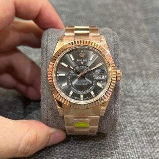 Rolex Sky Dweller 326935 Rhodium Dial Best Replica Watch Noob Factory 42mm - Đồng Hồ Replica 1:1