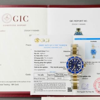 Rolex Submariner Dial Blue Copies Watches Custom Gold Wrapped 40mm - Đồng Hồ Replica 1:1