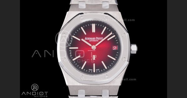 Royal Oak 39mm Titanium 16202XT ZF 1:1 Best Edition Red Dial on Bracelet A7121