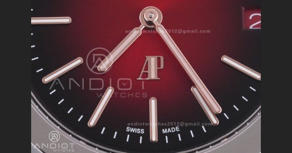 Royal Oak 39mm Titanium 16202XT ZF 1:1 Best Edition Red Dial on Bracelet A7121