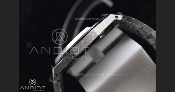 Royal Oak 41mm 15400 APSF 1:1 Best Edition White Textured Dial on SS Bracelet A3120