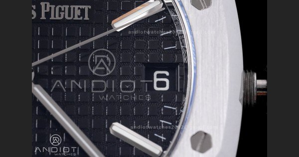 Royal Oak 41mm 15510 SS DDF 1:1 Best Edition Black Dial on SS Bracelet DD4302 Super Clone