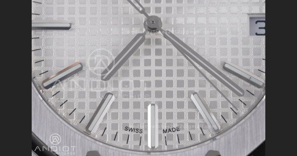 Royal Oak 41mm 15510 SS DDF 1:1 Best Edition Silver Dial on SS Bracelet DD4302 Super Clone