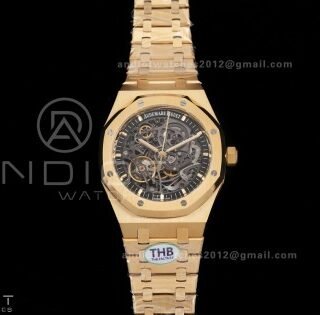 Royal Oak 41mm Openworked 15407 YG THBF 1:1 Best Edition on YG Bracelet SA3132 V2