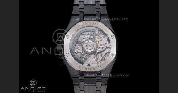 Royal Oak Chrono 26240 Black Ceramic APSF 1:1 Best Edition on Ceramic Bracelet SA4401 Super Clone V2 (Free Sprung)