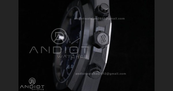 Royal Oak Chrono 26240 Blue Ceramic APSF 1:1 Best Edition on Ceramic Bracelet SA4401 Super Clone