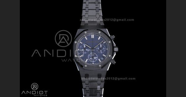 Royal Oak Chrono 26240 Blue Ceramic APSF 1:1 Best Edition on Ceramic Bracelet SA4401 Super Clone