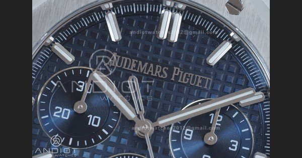 Royal Oak Chrono 26240 SS APSF 1:1 Best Edition Blue Dial on SS Bracelet SA4401 Super Clone