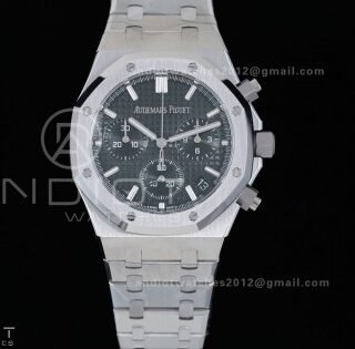 Royal Oak Chrono 26240 SS APSF 1:1 Best Edition Green Dial on SS Bracelet SA4401 Super Clone