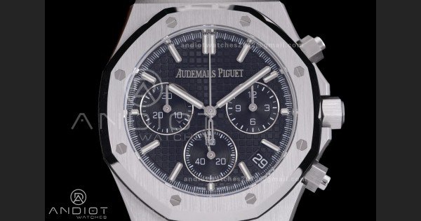 Royal Oak Chrono 26240 SS DDF 1:1 Best Edition Black Dial on SS Bracelet DD4401 Super Clone