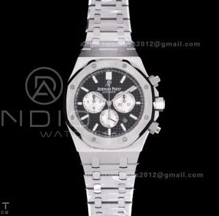 Royal Oak Chrono 26331 SS APSF 1:1 Best Edition Black Dial on SS Bracelet A2385