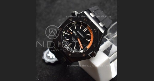 Royal Oak Offshore Diver 15707 Black Ceramic ZF 1:1 Best Edition SA3120 Super Clone