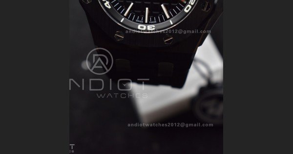 Royal Oak Offshore Diver 15707 Black Ceramic ZF 1:1 Best Edition SA3120 Super Clone
