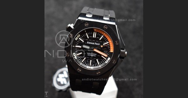 Royal Oak Offshore Diver 15707 Black Ceramic ZF 1:1 Best Edition SA3120 Super Clone