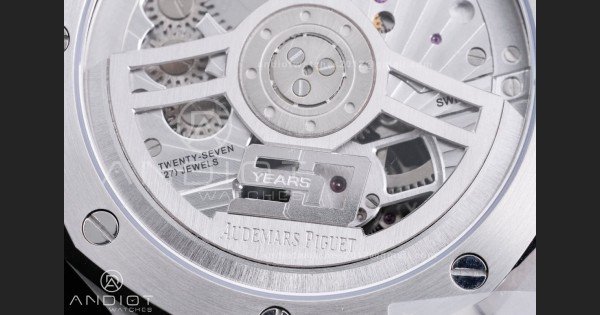 Royal Oak SS Tourbillon BBSF Blue Sunburst Tapisserie Dial on SS Bracelet