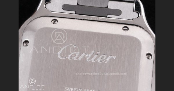 Santos de Cartier 40mm SS/YG BVF 1:1 Best Edition Gray Dial on SS/YG SmartLinks Bracelet MIYOTA 9015