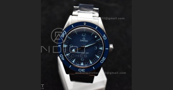 Seamaster 300 Heritage VSF 1:1 Best Edition Blue Dial on SS Bracelet A8912 Super Clone
