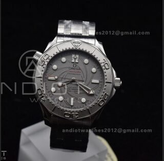 Seamaster 300M 007 Platinum VSF 1:1 Best Edition Gray Dial on SS Bracelet A8807