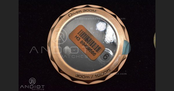 Seamaster Diver 300M SS/RG VSF 1:1 Best Edition Blue Ceramic Blue Dial On SS Bracelet A8800