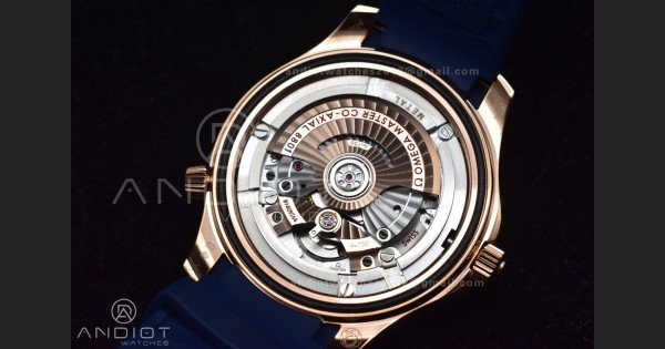 Seamaster Diver 300M SS/RG VSF 1:1 Best Edition Blue Ceramic Blue Dial On SS Bracelet A8800