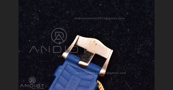 Seamaster Diver 300M SS/RG VSF 1:1 Best Edition Blue Ceramic Blue Dial On SS Bracelet A8800