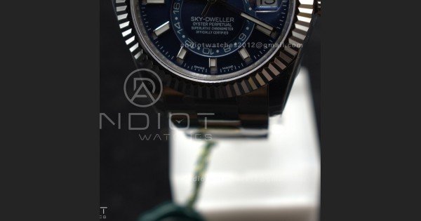 Sky-Dweller 326934 904L SS ZF 1:1 Best Edition Blue Dial on SS Bracelet A2824