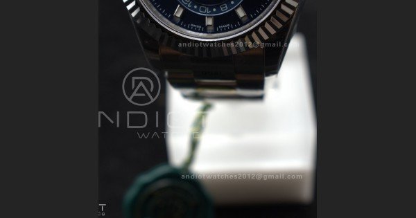 Sky-Dweller 326934 904L SS ZF 1:1 Best Edition Blue Dial on SS Bracelet A2824