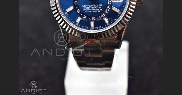 Skydweller SS TWF Best Edition Blue Dial on SS Bracelet A23J
