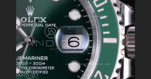 Submariner 116610 LV Green Ceramic C+F 904L 1:1 Best Edition On SS Bracelet VR3135