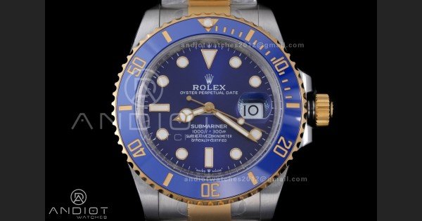 Submariner 126613 LB SS/YG Blue Ceramic 904L Steel VSF 1:1 Best Edition VS3235