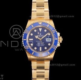 Submariner 126618 LB YG Blue Ceramic 904L Steel VSF 1:1 Best Edition VS3235