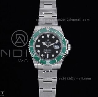 Submariner 41mm VSF Starbucks 126610LV The Youth Version Green Ceramic 904L Steel A2824