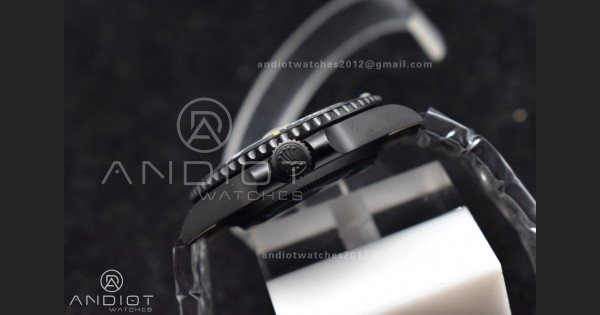 Submariner DIW DLC VSF 1:1 Best Edition Black/Yellow Dial on DLC Bracelet VS3135