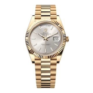 Superclone Rolex Day-Date Silver Dial 228238 40 mm