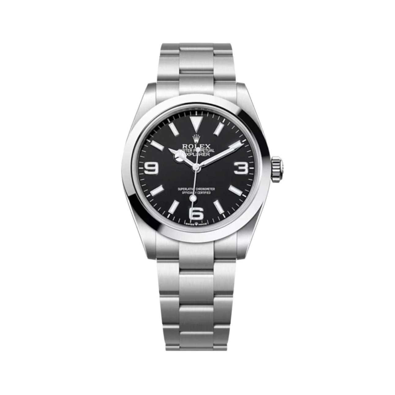 Superclone Rolex Explorer Black Dial 224270