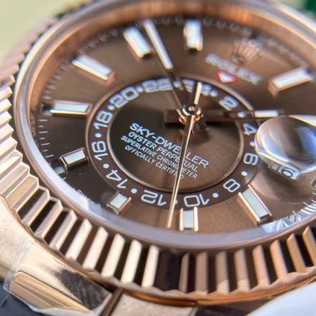 Superclone Rolex Sky-Dweller Chocolate Dial 336235