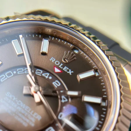 Superclone Rolex Sky-Dweller Chocolate Dial 336235
