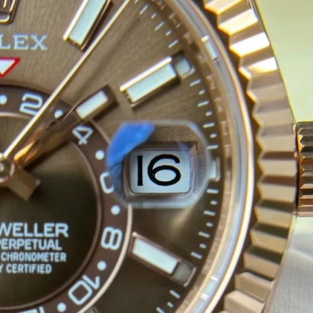 Superclone Rolex Sky-Dweller Chocolate Dial 336235