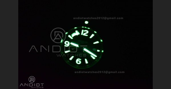 Superocean Automatic 44 TF 1:1 Best Edition Blue Dial Black Bezel On Black Rubber Strap A2824