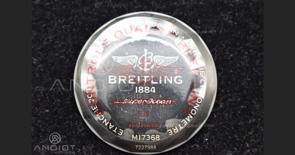 Superocean Automatic 44 TF 1:1 Best Edition Blue Dial Black Bezel On Black Rubber Strap A2824