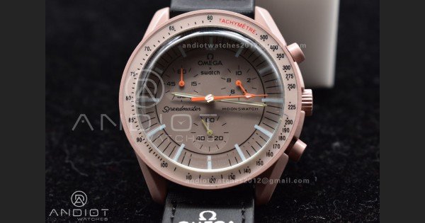 Swatch x Omega Bioceramic Moonwatch Mission to Jupiter on Nylon Strap Quartz