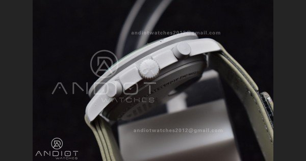 Swatch x Omega Bioceramic Moonwatch Mission to Pluto on Nylon Strap Quartz