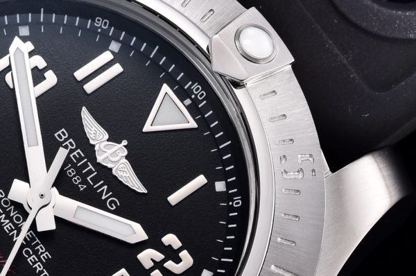 Swiss Breitling Avenger II Seawolf A1733110.BC31 Replica Men’s 45mm Watch – Black Dial & Rubber Strap